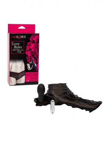 Перезарежаемые стимулирующие трусики с компактным вибромассажером Self Pleasurizer