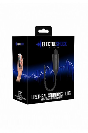 Стимулятор уретры с вибрацией и электростимуляцией Electro shock Urethral Sounding Plug