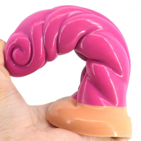 Крупный рельефный стимулятор для секса "Бараний Рог"