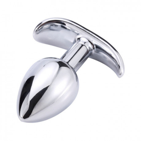 Стальная пробочка украшенная стразом L