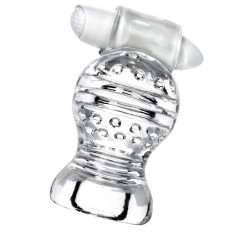 Прозрачная игрушка с вибрацией для мужского оргазма