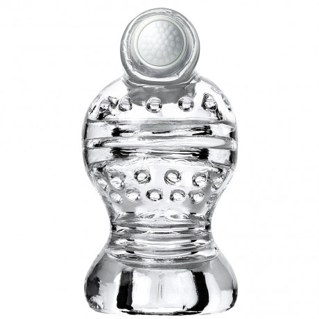 Прозрачная игрушка с вибрацией для мужского оргазма