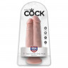 Сдвоенный фаллоимитатор на присоске King Cock 7 Two Cocks One Hole