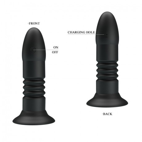 Анальный вибростимулятор втулка на пульте ДУ