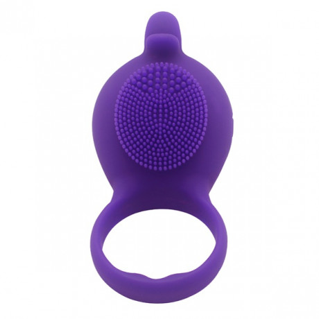 Виброкольцо на пенис со стимулятором для клитора Dolphin