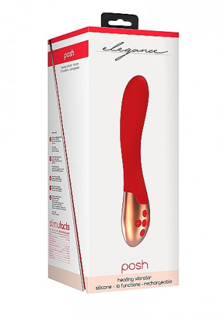 Элегантный вибратор для точки Джи со сверхмощным моторчиком Heating Vibrator Posh