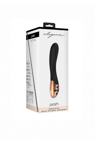Элегантный вибратор для точки Джи со сверхмощным моторчиком Heating Vibrator Posh