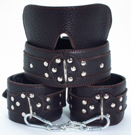 Набор БДСМ из мягкой кожи