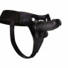 Женский ремневой страпон с кожаными трусиками Realistic 8 Inch