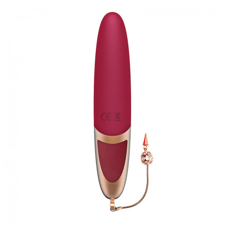 Мощный водонепроницаемый перезаряжаемый мини-вибратор из силикона Viotec DYSIS