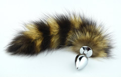 Пробка металлическая с полосатым хвостом