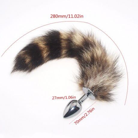 Пробка металлическая с полосатым хвостом