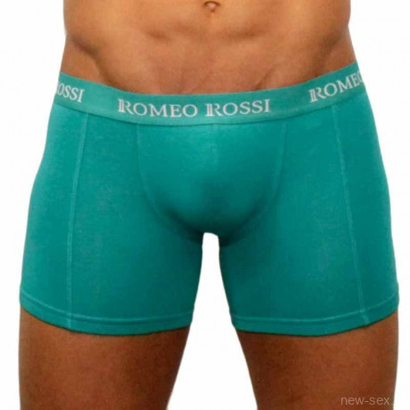 Мужские удлиненные боксеры бирюзового цвета