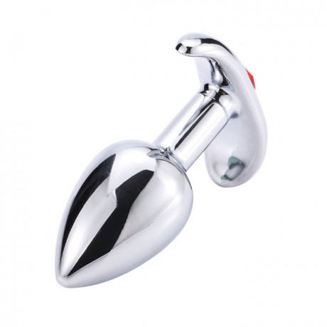 Стальная пробочка украшенная стразом M