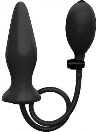 Надувная анальная пробка с грушей