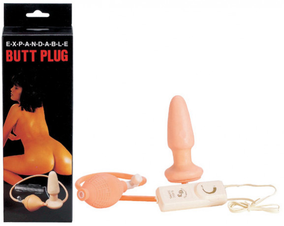 Анальная пробка-вибратор с выносным пультом управления