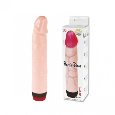 Многоскоростной вибромассажер реалистик ROCKIN DONG