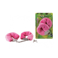 Металлические наручники с искусственным мехом Gopaldas