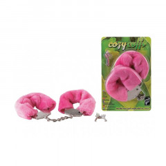 Металлические наручники с искусственным мехом Gopaldas