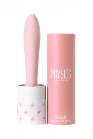 Вибратор из нежного силикона с 10 режимами электростимуляции PHYSICS GALVANI VIBE