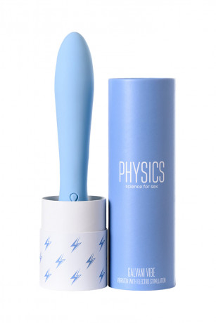 Вибратор из нежного силикона с 10 режимами электростимуляции PHYSICS GALVANI VIBE