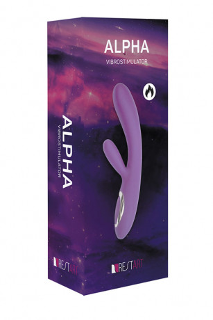 Многофункциональный вибростимулятор с функцией нагрева и двумя мощными моторами Alpha