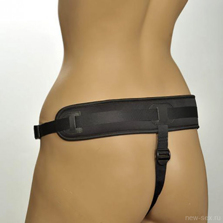 Пояс для страпона из мягкого неопрена со штырьком Harness vac-u-lock Anatomic Thong