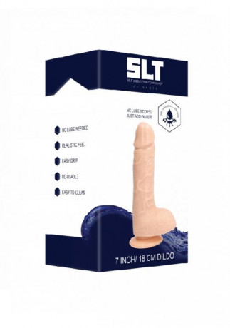 Фаллоимитатор реалистичной формы обладающий функцией самолубрикации 7 Inch