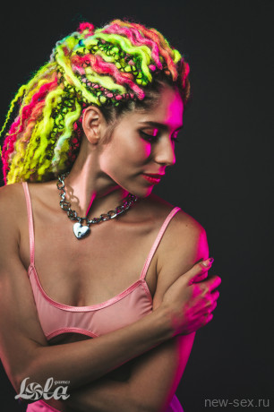 Металлический ошейник в виде цепи с сердечком Party Hard Embrace