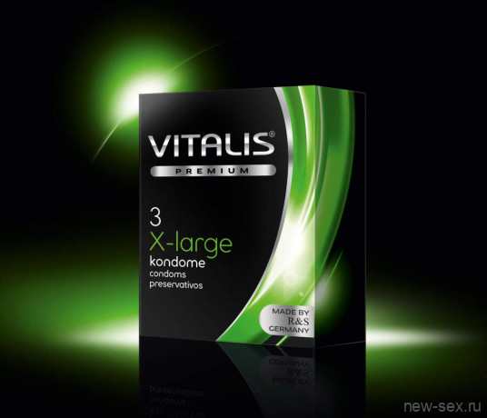Презервативы увеличенного размера VITALIS