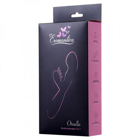 Анатомический женский массажер с вибрацией 21,5 см