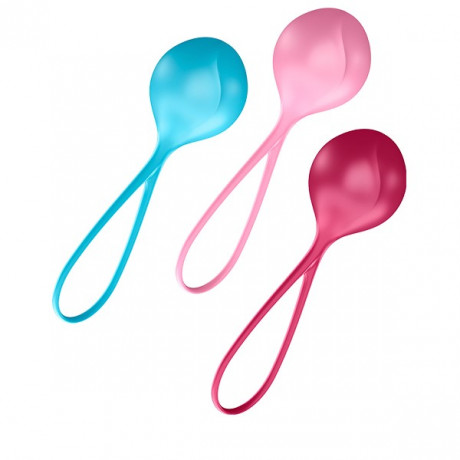 Классические одинарные вагинальные шарики Satisfyer Balls