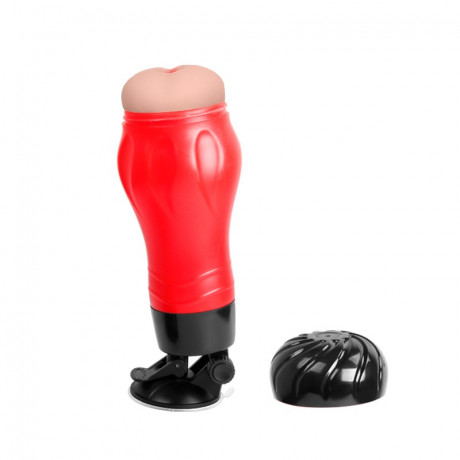 Мастурбатор в колбе в виде ануса с вибрацией и стоном Flora