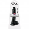 Фаллоимитатор-гигант на присоске King Cock 10 Cock with Balls