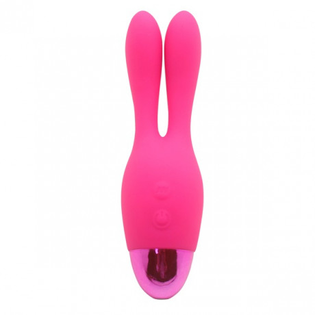 Стильный многофункциональный минивибратор с ушками и 10 режимами Dream Bunny