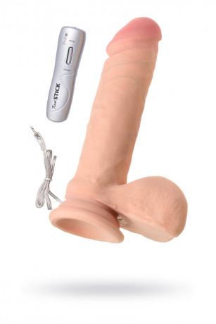 Вибратор сверх реалистичной формы с выносным пультом управления RealStick Elite Vibro