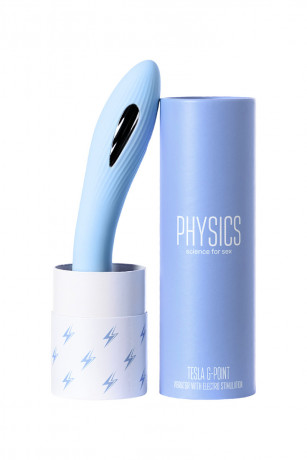 Многофункциональный вибратор-электростимулятор с гладкой поверхностью PHYSICS TESLA G-POINT