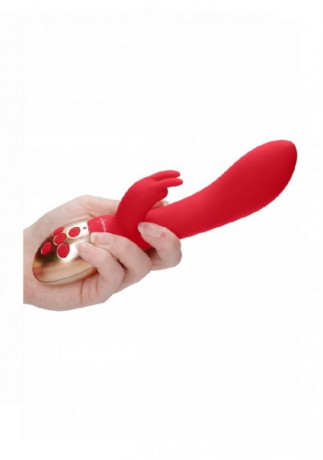 Вибромассажер кролик с вибрацией и функцией нагрева Opulent