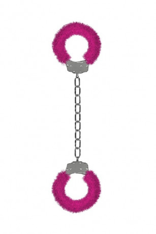 Металлические оковы с меховой обивкой для щиколоток Furry Ankle Cuffs