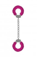 Металлические оковы с меховой обивкой для щиколоток Furry Ankle Cuffs