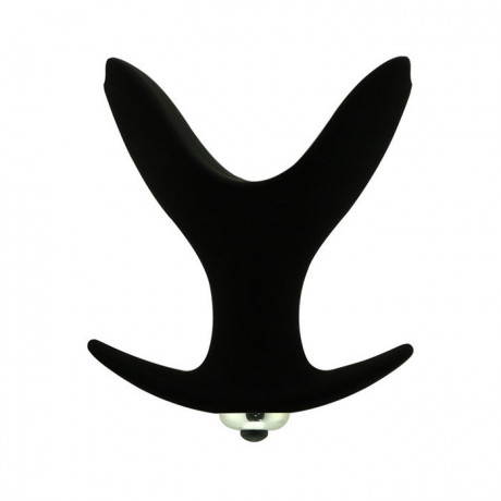 Анальный вибростимулятор с двумя лепестками