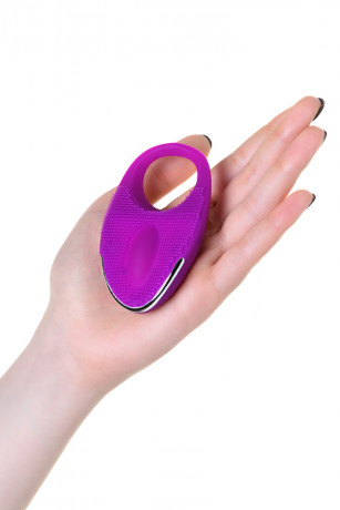 Пререзаряжаемое виброкольцо с мягкими шипами для клитора