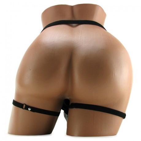 Страпон на креплении Seven Creations с дополнительным анальным стимулятором