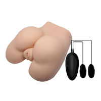 Мега мастурбатор полу торс с вагиной и попкой и вибрацией Baile
