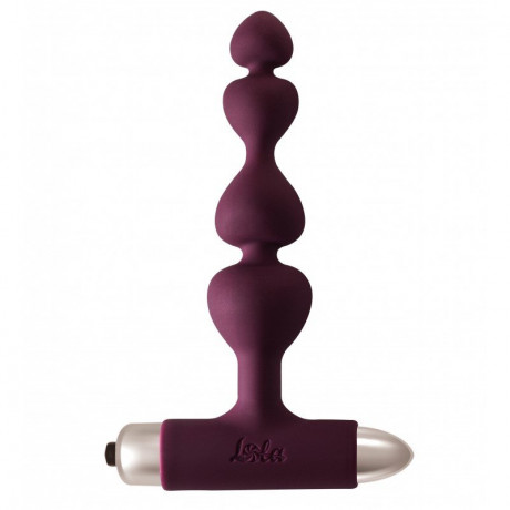 Анальная вибро елочка с бархатистой поверхностью Spice it up Excellence