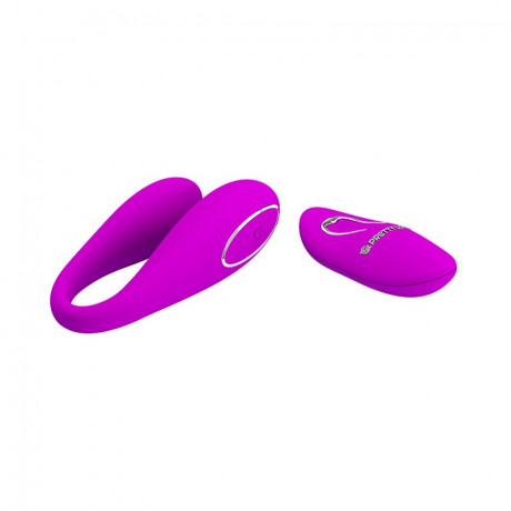 Перезаряжаемый вибромассажер для пар на пульте ДУ Algernon