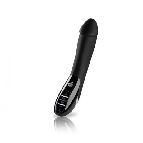 Вибратор электростимулятор с крупной головкой Tickling Truman Black Edition