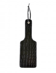 Шлепалка из лаковой кожи под крокодила Pleasure Paddle