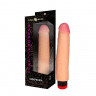 Реалистичный и гибкий вибромассажер с крупной головкой из киберкожи 78 DD
