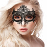 Кружевная маска ручной работы на глаза Queen Black Lace Mask